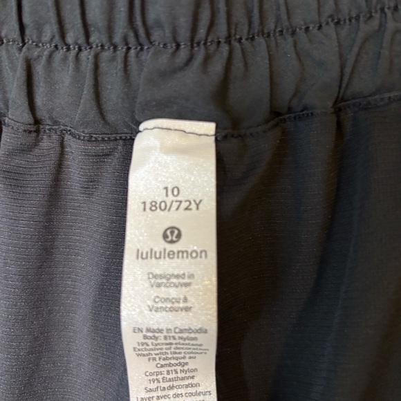 Lululemon Women’s Track That High-Rise Lined Short 3" Size 10 - Picture 6 of 9
